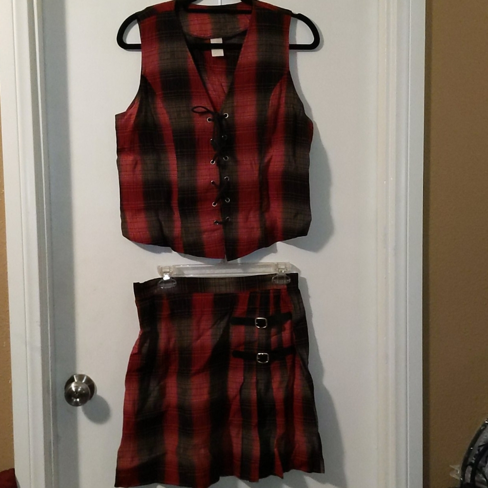 *. Blouse and skirt